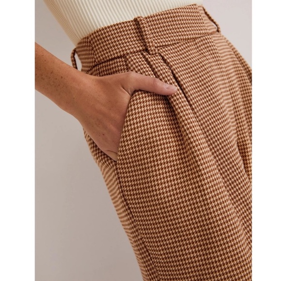 Favorite Daughter The Favorite Pants, Color: Toffee Houndstooth, SIZE 12 1220 - Picture 2 of 13